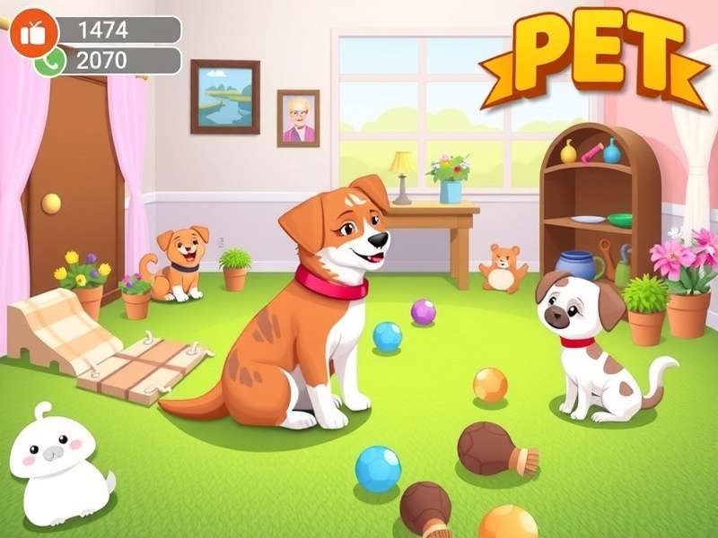 Virtual pet game interface on multiple devices